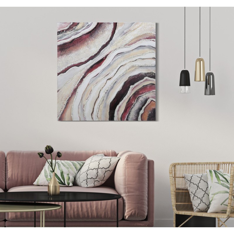 Mural para pintar tú mismo – 80x80 cm – Lienzo Glam personalizable