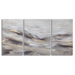 Cuadro Monty – Conjunto de 3 piezas – 45x80 / 60x80 cm – Tríptico artístico glamuroso
