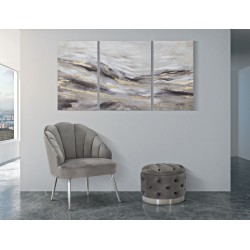 Cuadro Monty – Conjunto de 3 piezas – 45x80 / 60x80 cm – Tríptico artístico glamuroso