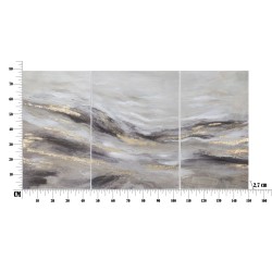 Cuadro Monty – Conjunto de 3 piezas – 45x80 / 60x80 cm – Tríptico artístico glamuroso