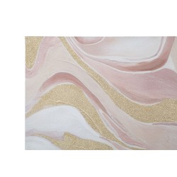 Cuadro Rosado – 80x80 cm – Un toque suave y femenino de glamour rosa