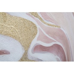 Cuadro Rosado – 80x80 cm – Un toque suave y femenino de glamour rosa