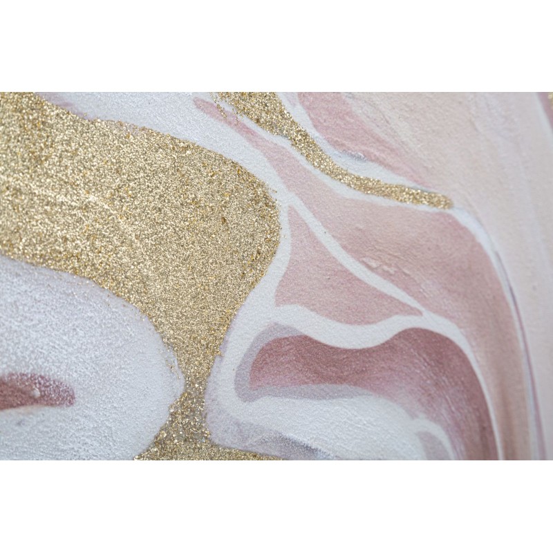 Cuadro Rosado – 80x80 cm – Un toque suave y femenino de glamour rosa