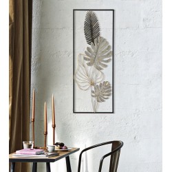 Panel mural de hierro forjado – Modelo A – 28x74 cm – Diseño minimalista y elegante