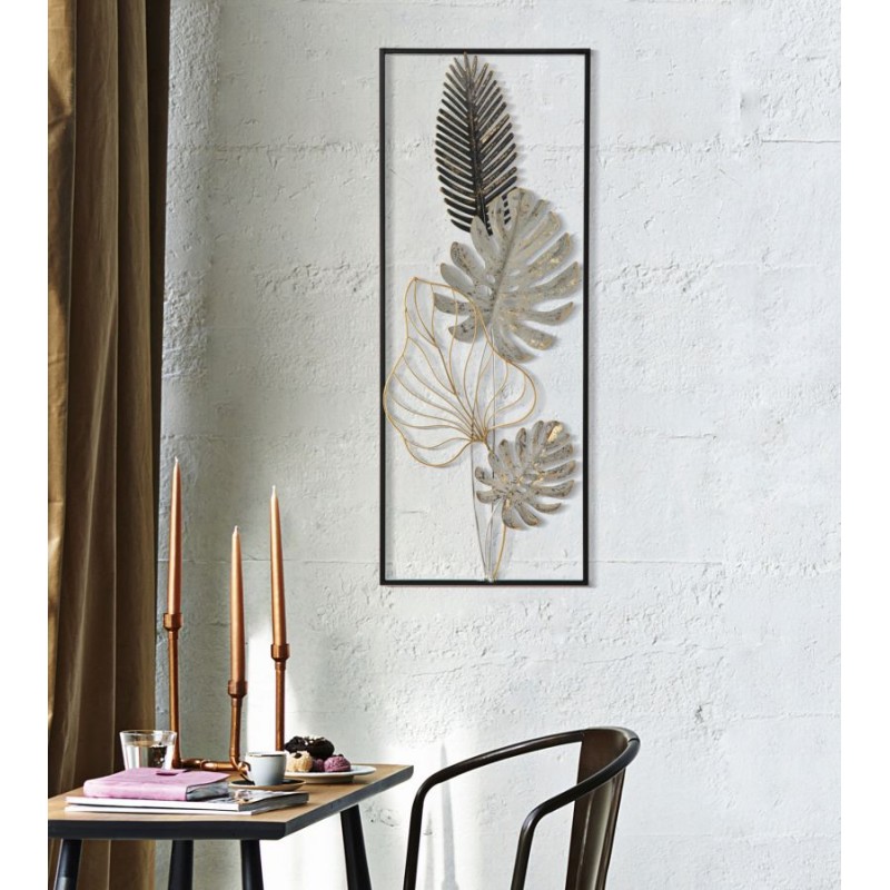 Panel mural de hierro forjado – Modelo A – 28x74 cm – Diseño minimalista y elegante