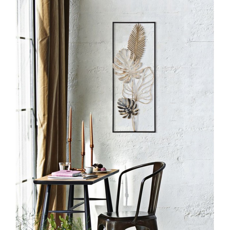 Panel de pared de hierro forjado – Modelo B – 28x74 cm – Decoración Glam elegante y moderna