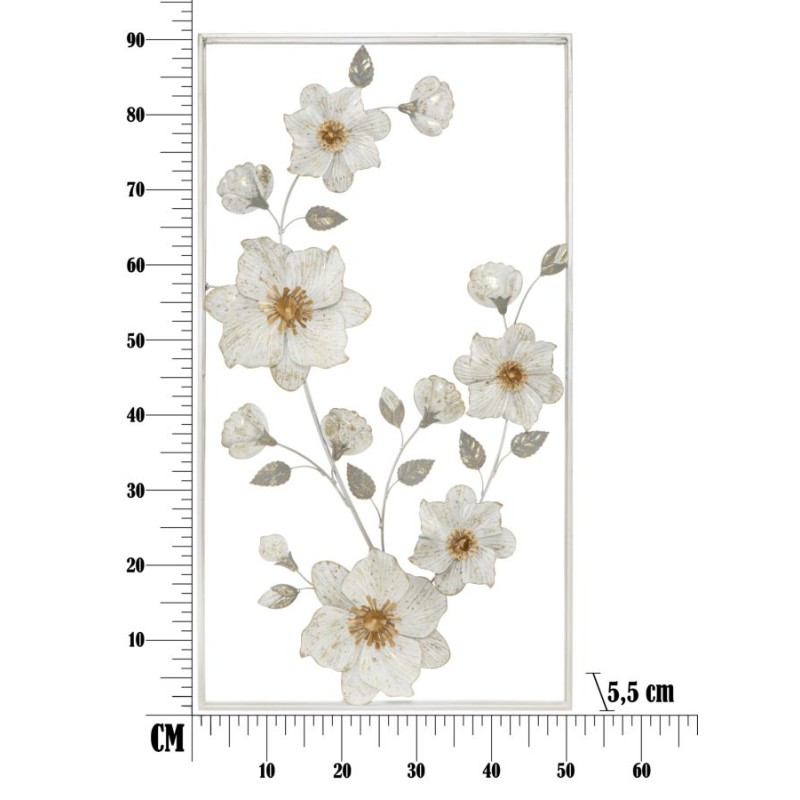 Panel de pared de hierro Flix – 50x90 cm – Elegancia Glamour Contemporánea