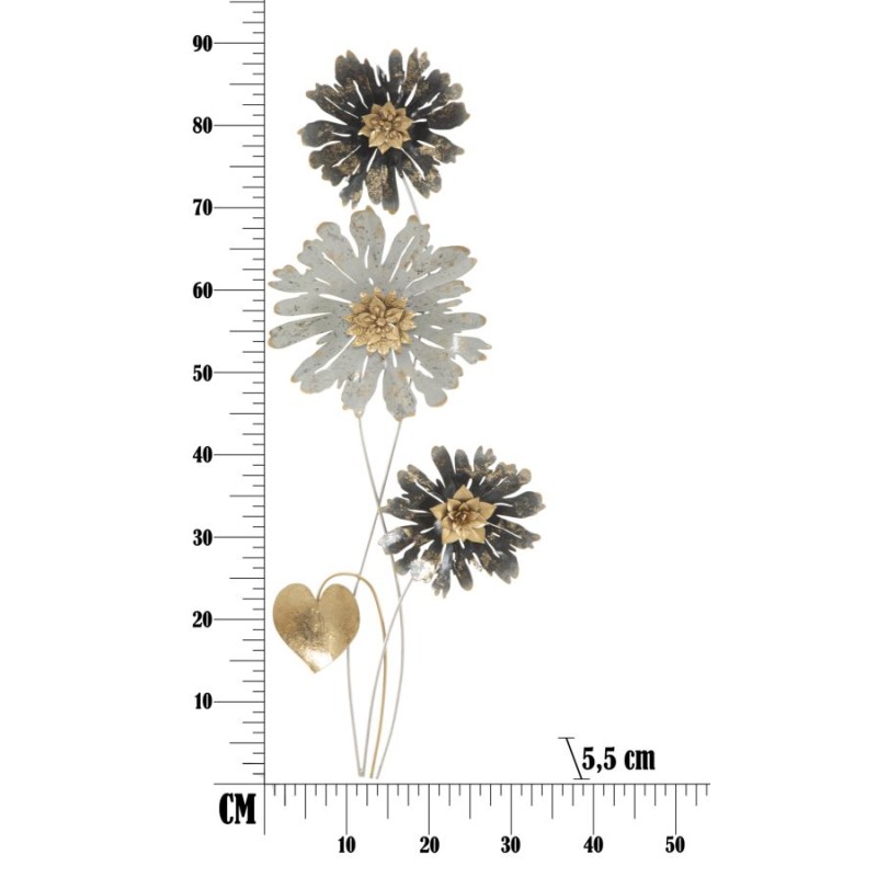 Panel de pared Simply Iron – 35x88 cm – Decoración de pared discreta y moderna