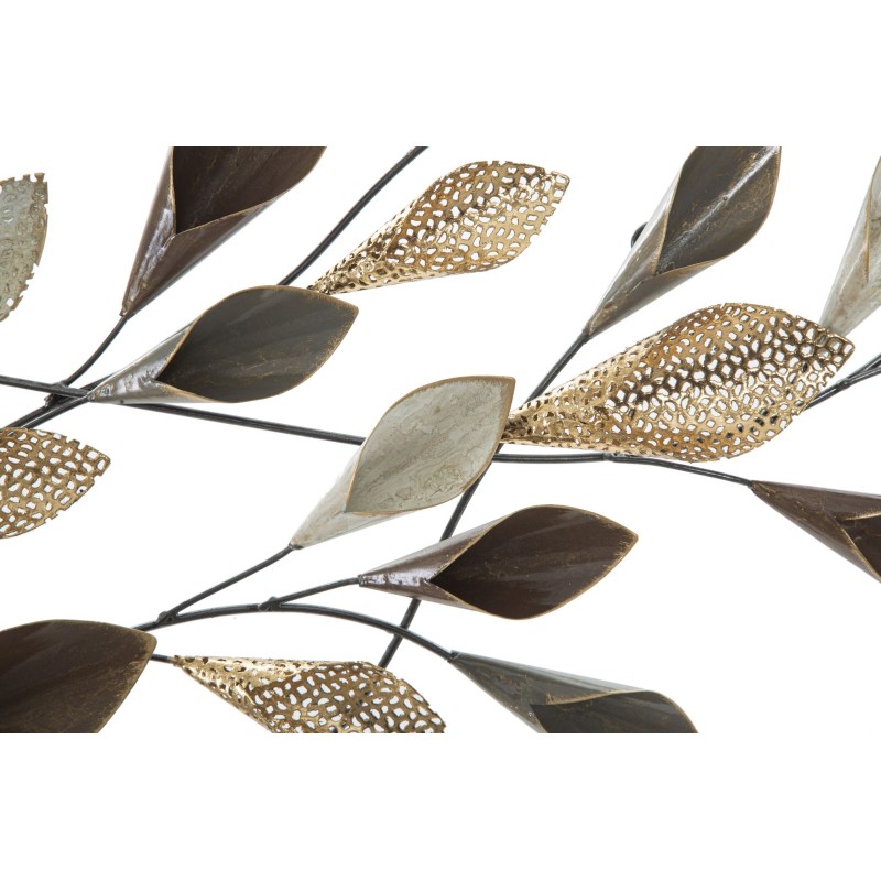 Panel de pared de hierro Ramo – 46x87 cm – Diseño natural, glamuroso y elegante