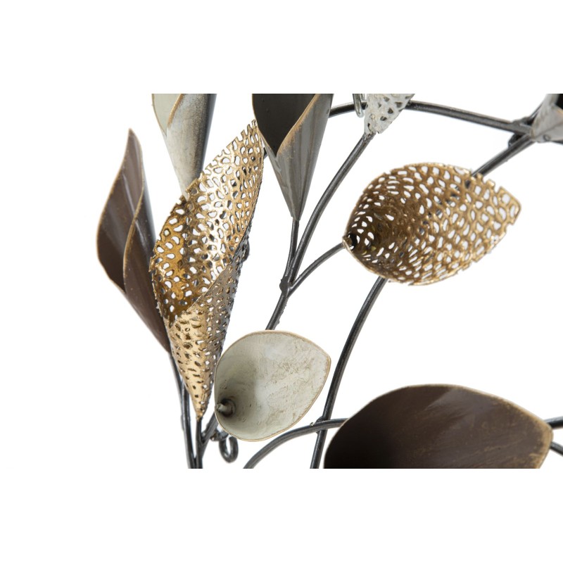 Panel de pared de hierro Ramo – 46x87 cm – Diseño natural, glamuroso y elegante