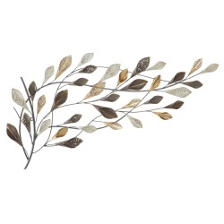 Panel mural de hierro Ramo – 115x65 cm – Formato grande. Composición floral glamurosa.