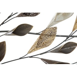 Panel mural de hierro Ramo – 115x65 cm – Formato grande. Composición floral glamurosa.