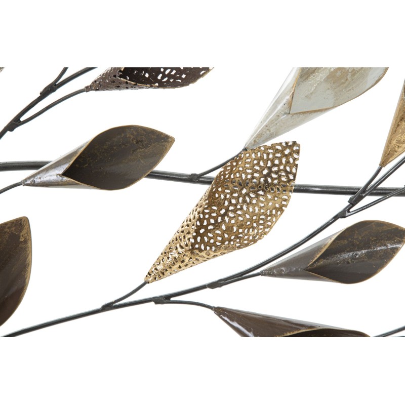 Panel mural de hierro Ramo – 115x65 cm – Formato grande. Composición floral glamurosa.