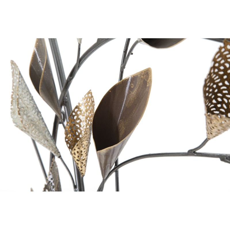 Panel mural de hierro Ramo – 115x65 cm – Formato grande. Composición floral glamurosa.