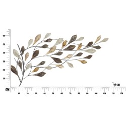 Panel mural de hierro Ramo – 115x65 cm – Formato grande. Composición floral glamurosa.