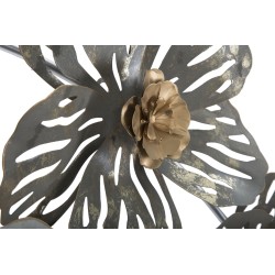 Panel de pared de hierro Lory – 140x74 cm – Espectacular estructura metálica glamurosa