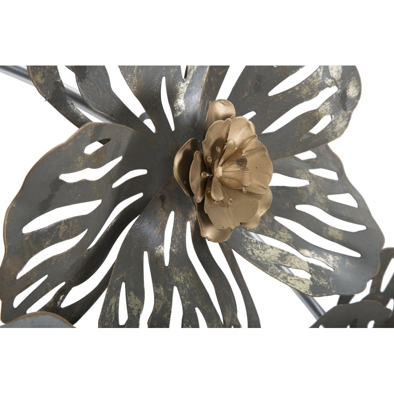 Panel de pared de hierro Lory – 140x74 cm – Espectacular estructura metálica glamurosa