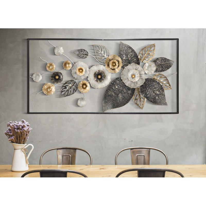 Marco de pared Plus Iron – 120x59 cm – Decoración geométrica refinada y glamurosa