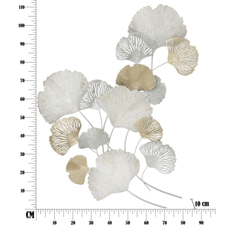 Panel de pared de hierro Silvy – 85x113 cm – Diseño vertical elegante y glamuroso