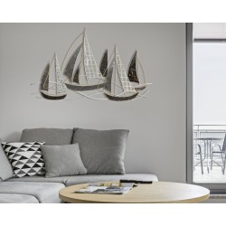 Panel de pared de hierro Velier – 91x55 cm – Estilo industrial chic y auténtico