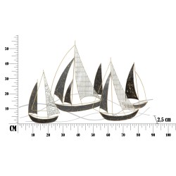 Panel de pared de hierro Velier – 91x55 cm – Estilo industrial chic y auténtico