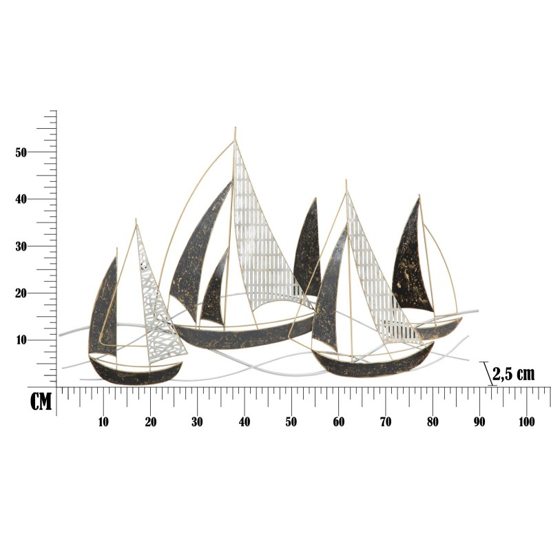 Panel de pared de hierro Velier – 91x55 cm – Estilo industrial chic y auténtico