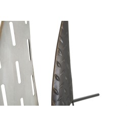 Panel mural de hierro Regata – 100x44 cm – Estilo náutico industrial