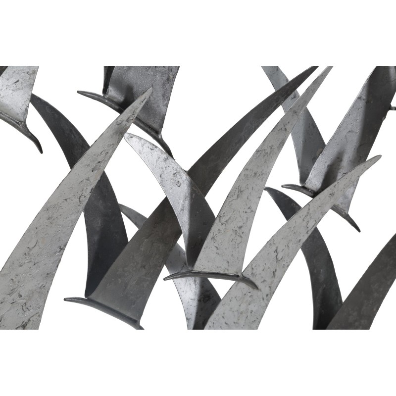 Panel mural de hierro Gabbiani – 93x47 cm – Estilo industrial inspirado en el taller