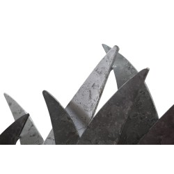 Panel mural de hierro Gabbiani – 93x47 cm – Estilo industrial inspirado en el taller