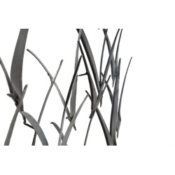 Panel mural de hierro Gabbiani – 93x47 cm – Estilo industrial inspirado en el taller