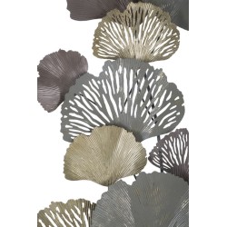 Panel de pared de hierro fundido – 76x126 cm – Creación artística de metal con estilo glamuroso