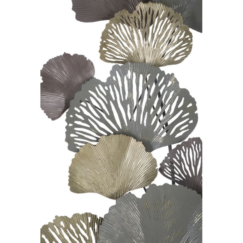 Panel de pared de hierro fundido – 76x126 cm – Creación artística de metal con estilo glamuroso