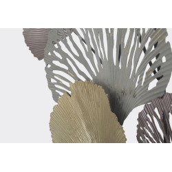 Panel de pared de hierro fundido – 76x126 cm – Creación artística de metal con estilo glamuroso