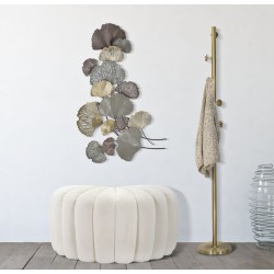 Panel de pared de hierro fundido – 76x126 cm – Creación artística de metal con estilo glamuroso