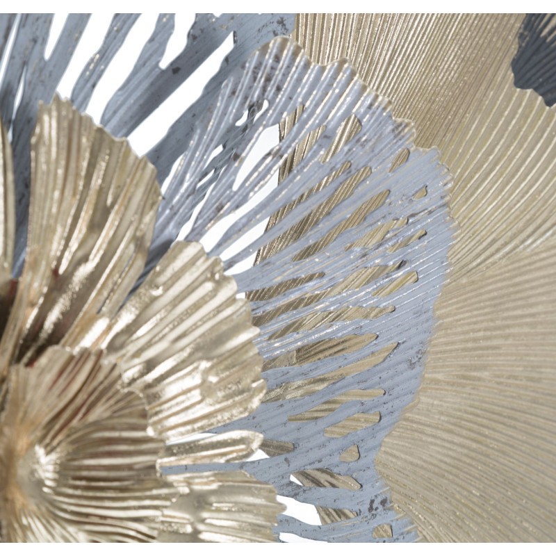 Panel mural de hierro con recubrimiento epoxi – Modelo A – 130x55 cm – Elegancia dorada y glamurosa