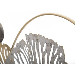 Panel mural de hierro con recubrimiento epoxi – Modelo A – 130x55 cm – Elegancia dorada y glamurosa