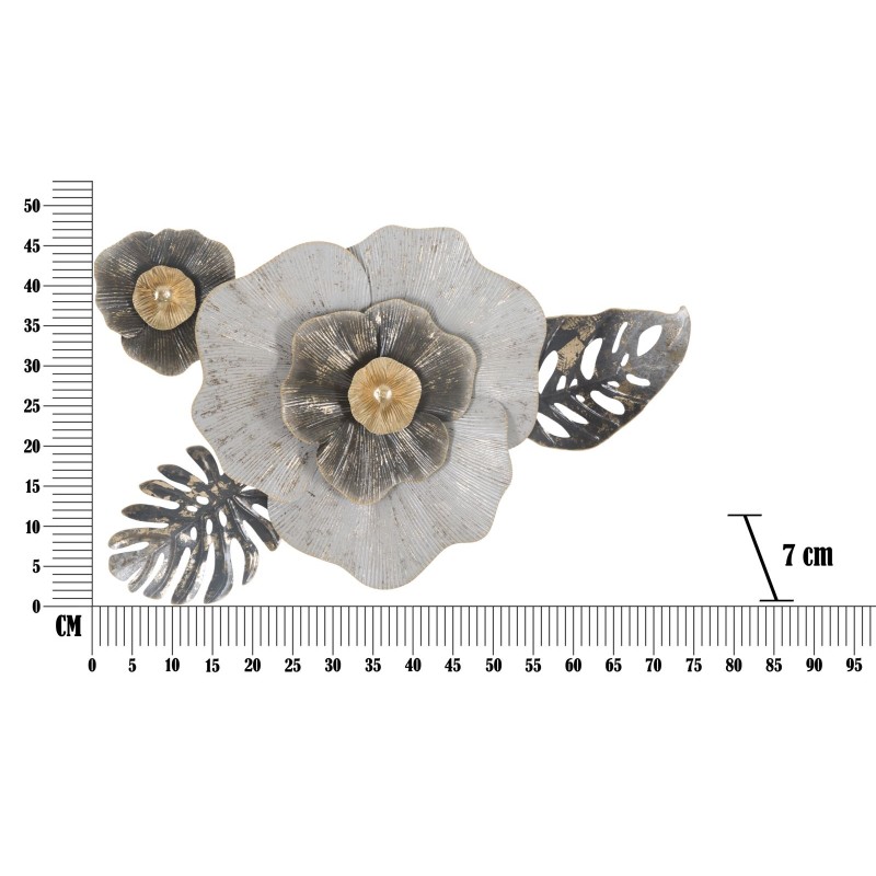 Panel de pared de hierro Edy – Modelo B – 74x47 cm – Diseño moderno y elegante