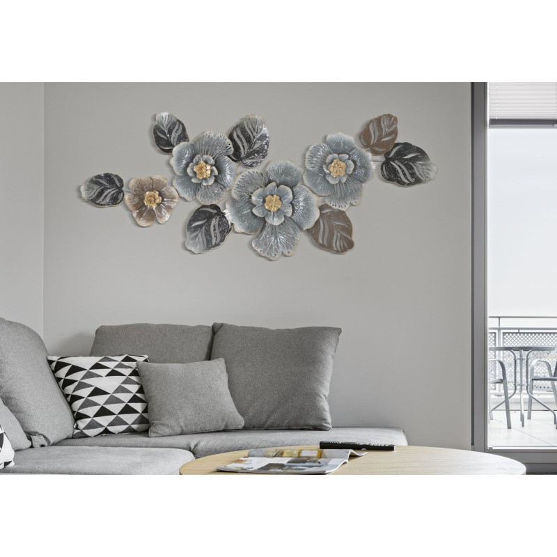 Panel mural de hierro gris – Modelo A – 157x66 cm – Estilo urbano sofisticado y glamuroso