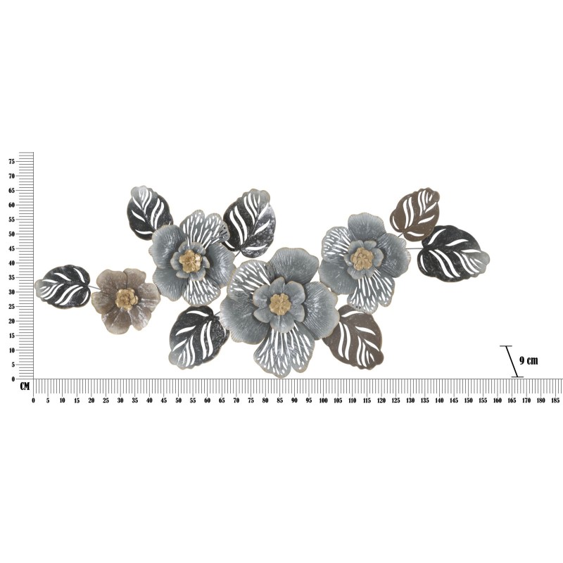 Panel mural de hierro gris – Modelo A – 157x66 cm – Estilo urbano sofisticado y glamuroso