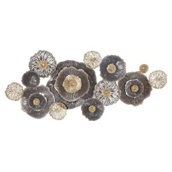 Panel de pared de hierro marrón – Modelo A – 167x73 cm – Decoración de pared cálida y glamurosa