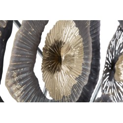 Panel de pared de hierro marrón – Modelo A – 167x73 cm – Decoración de pared cálida y glamurosa