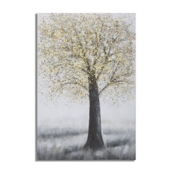 Cuadro artesanal, árbol sencillo – Modelo A – 80x120 cm – Pintura mural relajante