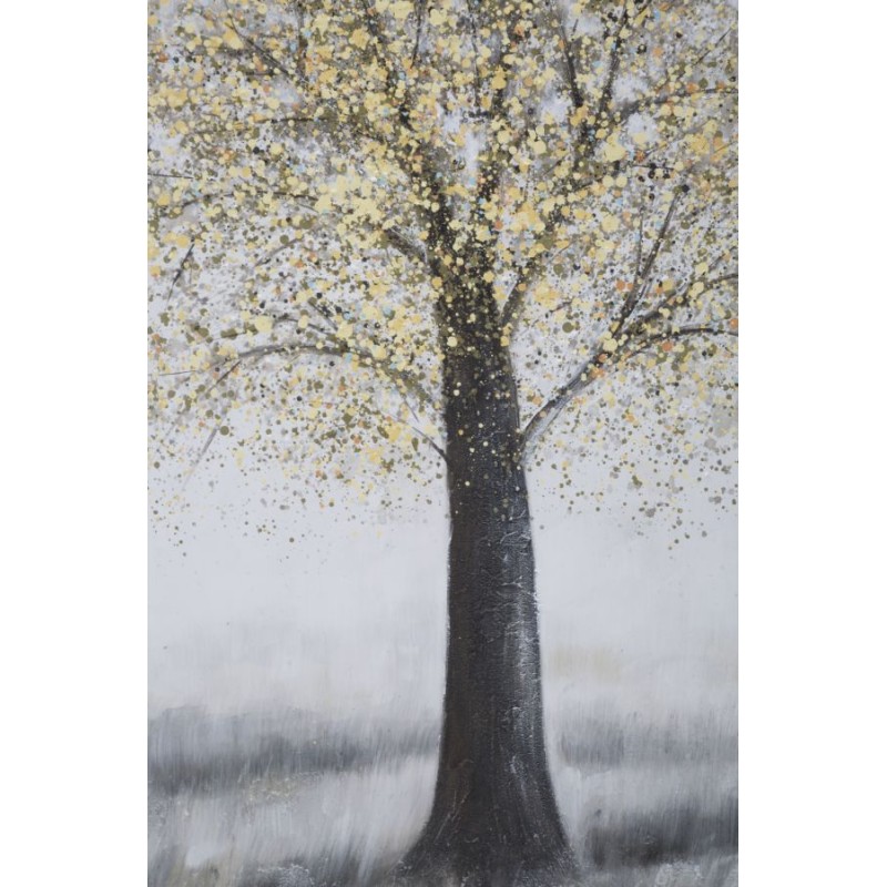Cuadro artesanal, árbol sencillo – Modelo A – 80x120 cm – Pintura mural relajante