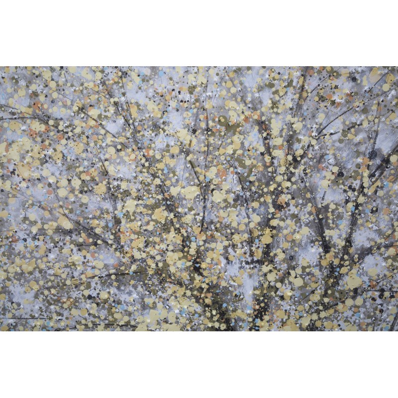 Cuadro artesanal, árbol sencillo – Modelo A – 80x120 cm – Pintura mural relajante