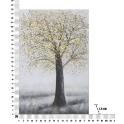 Cuadro artesanal, árbol sencillo – Modelo A – 80x120 cm – Pintura mural relajante