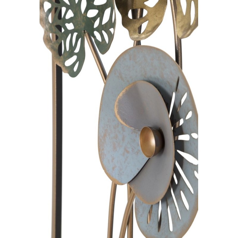 Panel de pared de hierro forjado Gloth Ret. – Modelo B – 31x90 cm – Decoración metálica Glam refinada