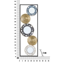 Panel mural de hierro forjado Gloty Ret. – Modelo B – 31x90 cm – Elegancia discreta
