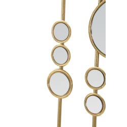 Panel de pared pequeño con espejo – 35x90 cm – Reflejos glamurosos y elegancia en la pared