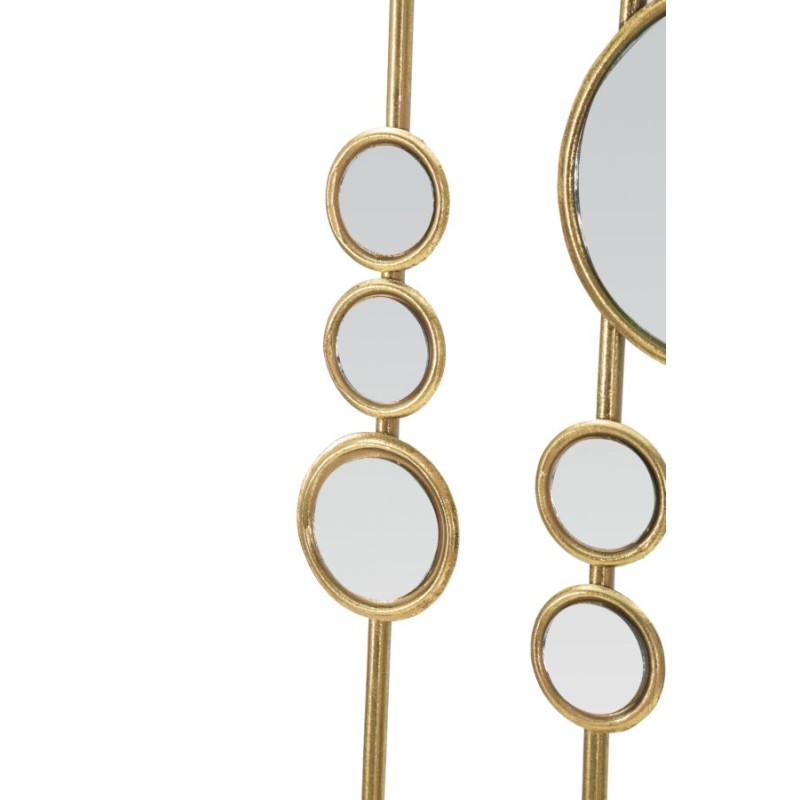 Panel de pared pequeño con espejo – 35x90 cm – Reflejos glamurosos y elegancia en la pared