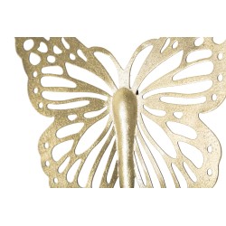 Juego de 4 mariposas de pared – 35 x 16 cm – Decoración de pared delicada y refinada con un toque de glamour.